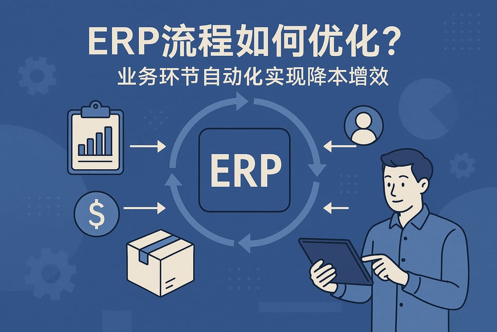 ERP流程如何优化？业务环节自动化实现降本增效