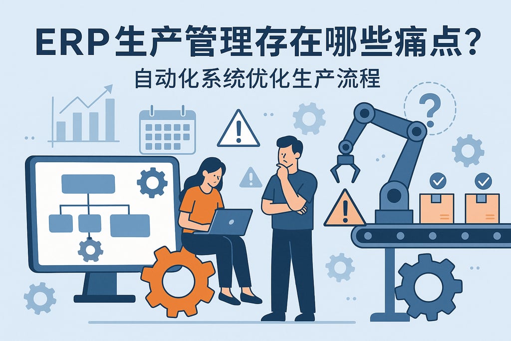 ERP生产管理存在哪些痛点？自动化系统优化生产流程