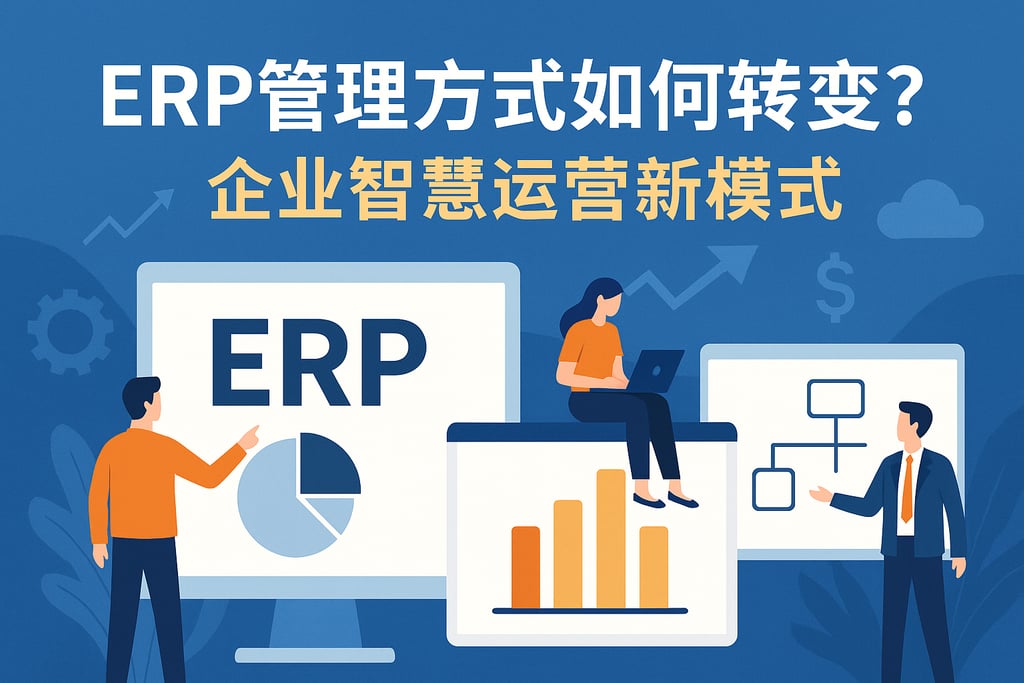 ERP管理方式如何转变？企业智慧运营新模式
