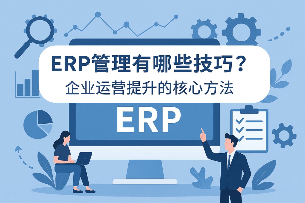 ERP管理有哪些技巧？企业运营提升的核心方法