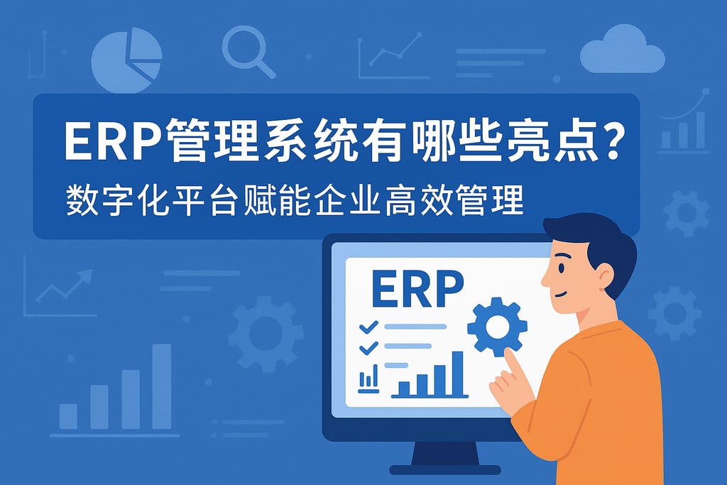 ERP管理系统有哪些亮点？数字化平台赋能企业高效管理