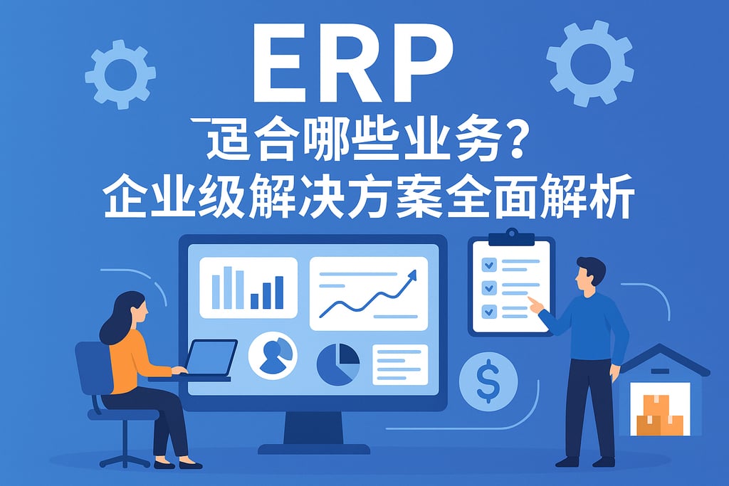 ERP管理软件适合哪些业务？企业级解决方案全面解析