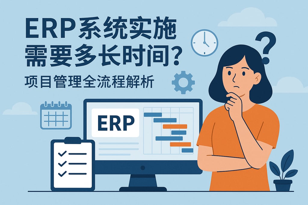 ERP系统实施需要多长时间？项目管理全流程解析