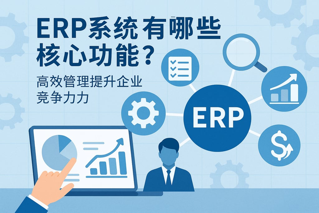 ERP系统有哪些核心功能？高效管理提升企业竞争力