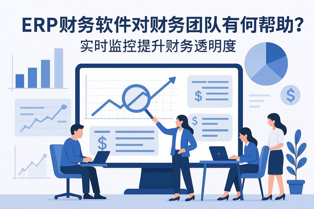 ERP财务软件对财务团队有何帮助？实时监控提升财务透明度