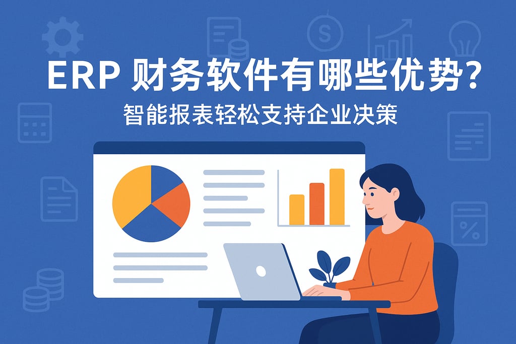 ERP财务软件有哪些优势？智能报表轻松支持企业决策