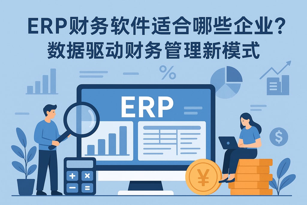 ERP财务软件适合哪些企业？数据驱动财务管理新模式