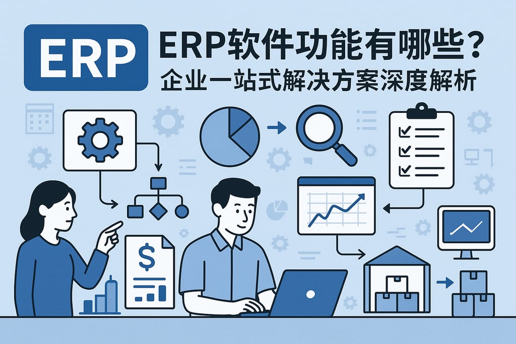 ERP软件功能有哪些？企业一站式解决方案深度解析