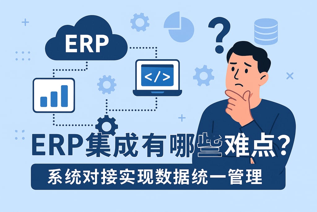 ERP集成有哪些难点？系统对接实现数据统一管理