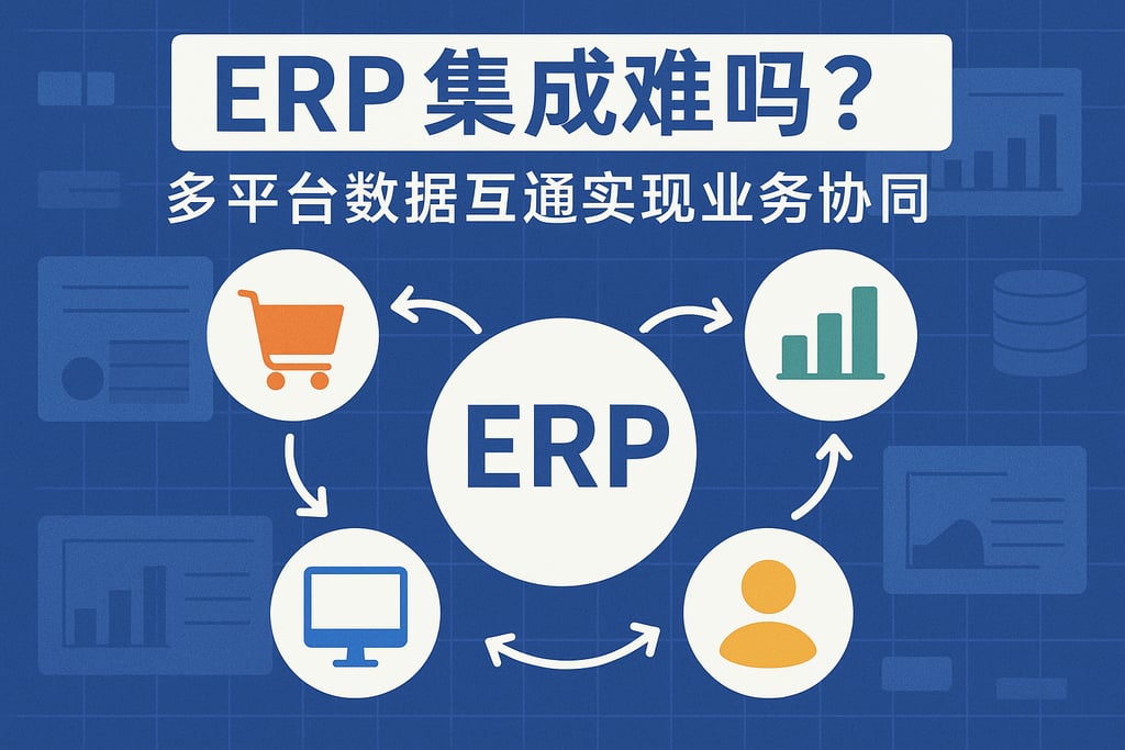 ERP集成难吗？多平台数据互通实现业务协同