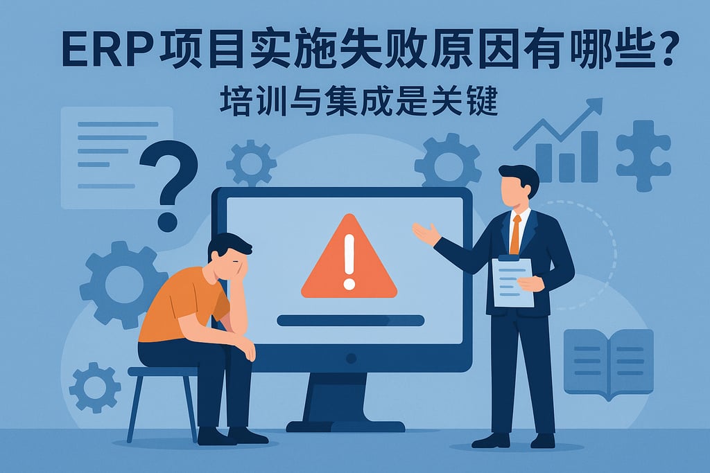 ERP项目实施失败原因有哪些？培训与集成是关键