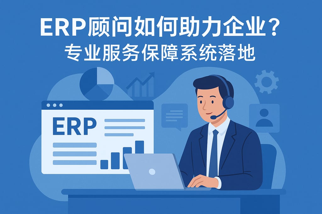 ERP顾问如何助力企业？专业服务保障系统落地