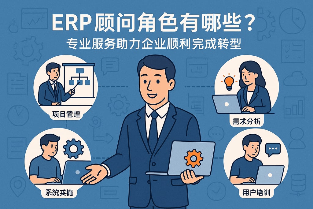 ERP顾问角色有哪些？专业服务助力企业顺利完成转型