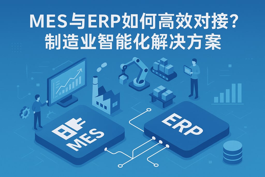 MES与ERP如何高效对接？制造业智能化解决方案