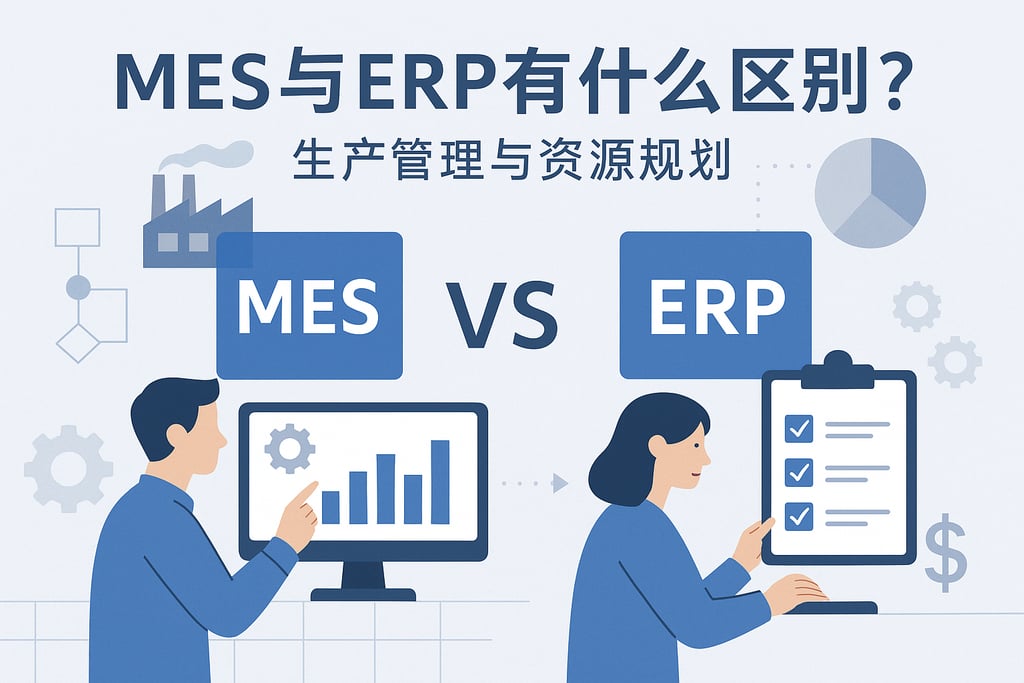 MES与ERP有什么区别？生产管理与资源规划协同