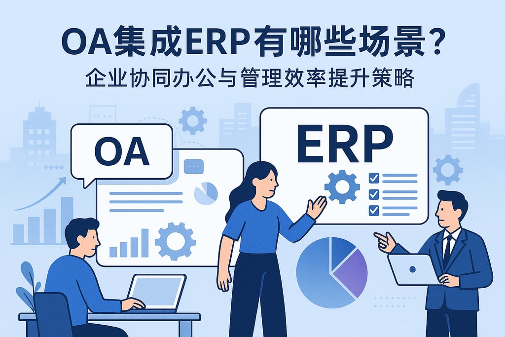 OA集成ERP有哪些场景？企业协同办公与管理效率提升策略