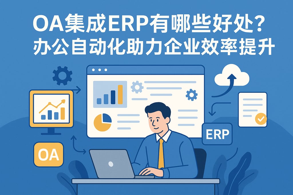 OA集成ERP有哪些好处？办公自动化助力企业效率提升