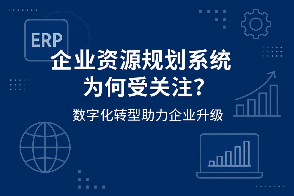 企业资源规划系统为何受关注？数字化转型助力企业升级