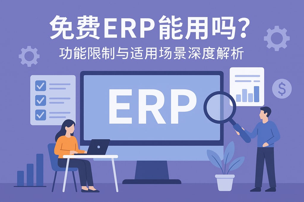 免费ERP能用吗？功能限制与适用场景深度解析