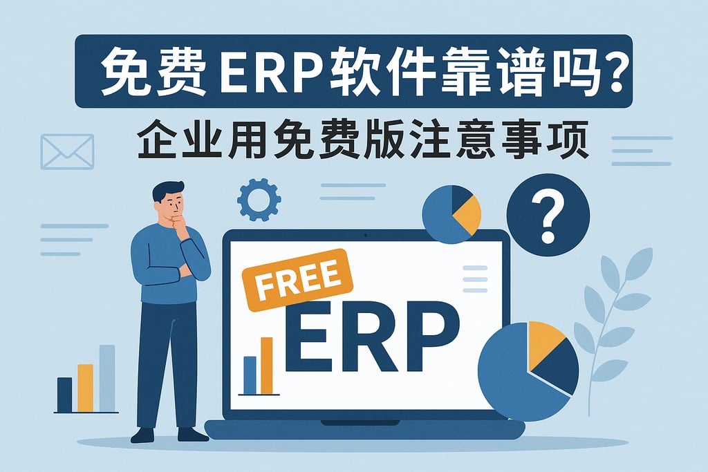免费ERP软件靠谱吗？企业用免费版注意事项