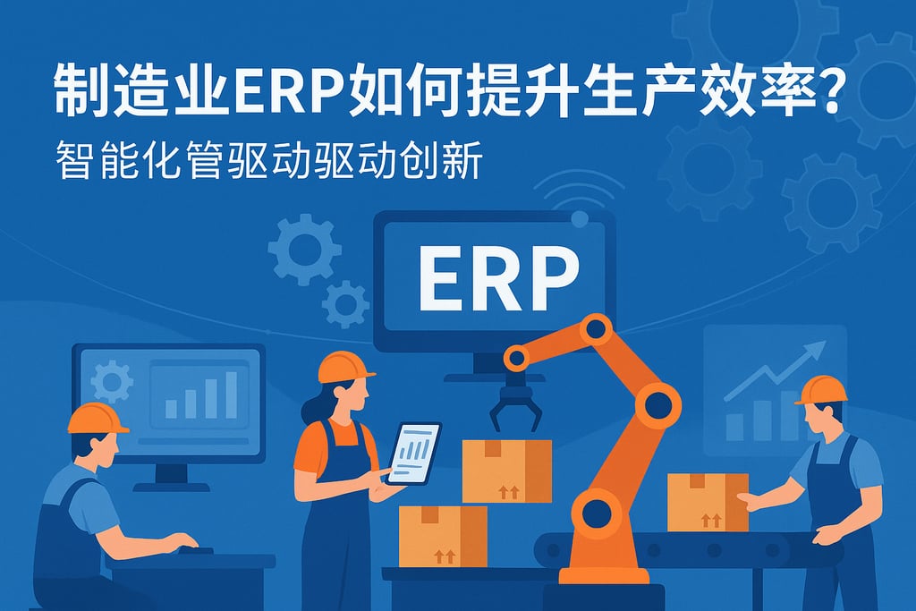 制造业ERP如何提升生产效率？智能化管理驱动创新