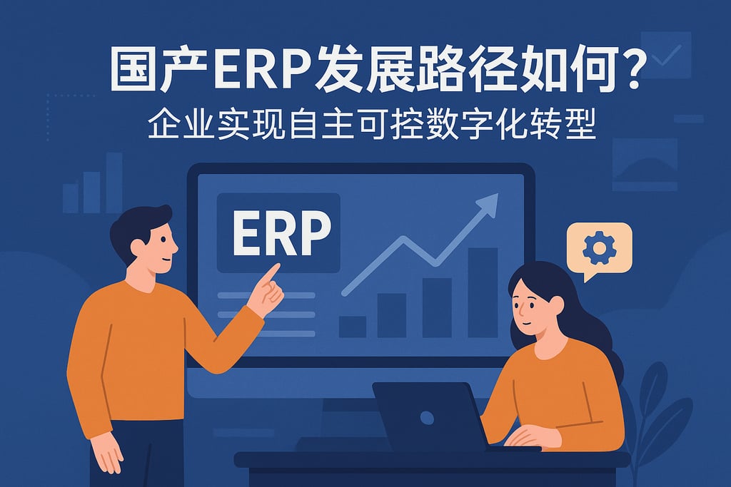 国产ERP发展路径如何？企业实现自主可控数字化转型