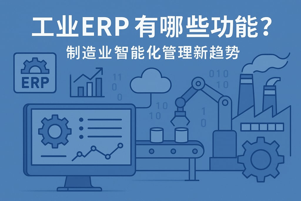 工业ERP有哪些功能？制造业智能化管理新趋势