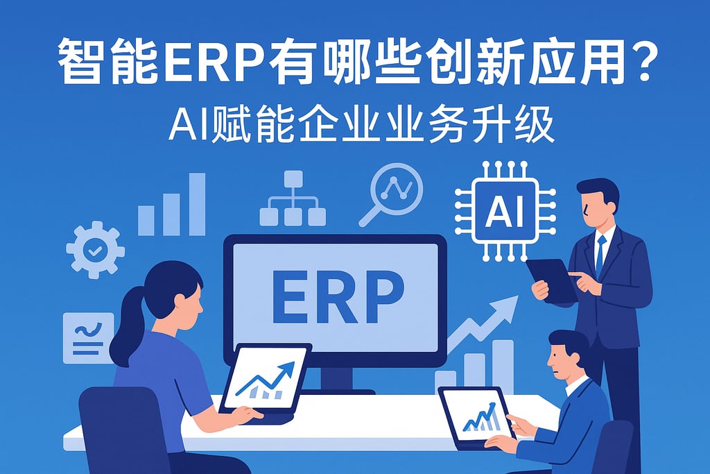 智能ERP有哪些创新应用？AI赋能企业业务升级
