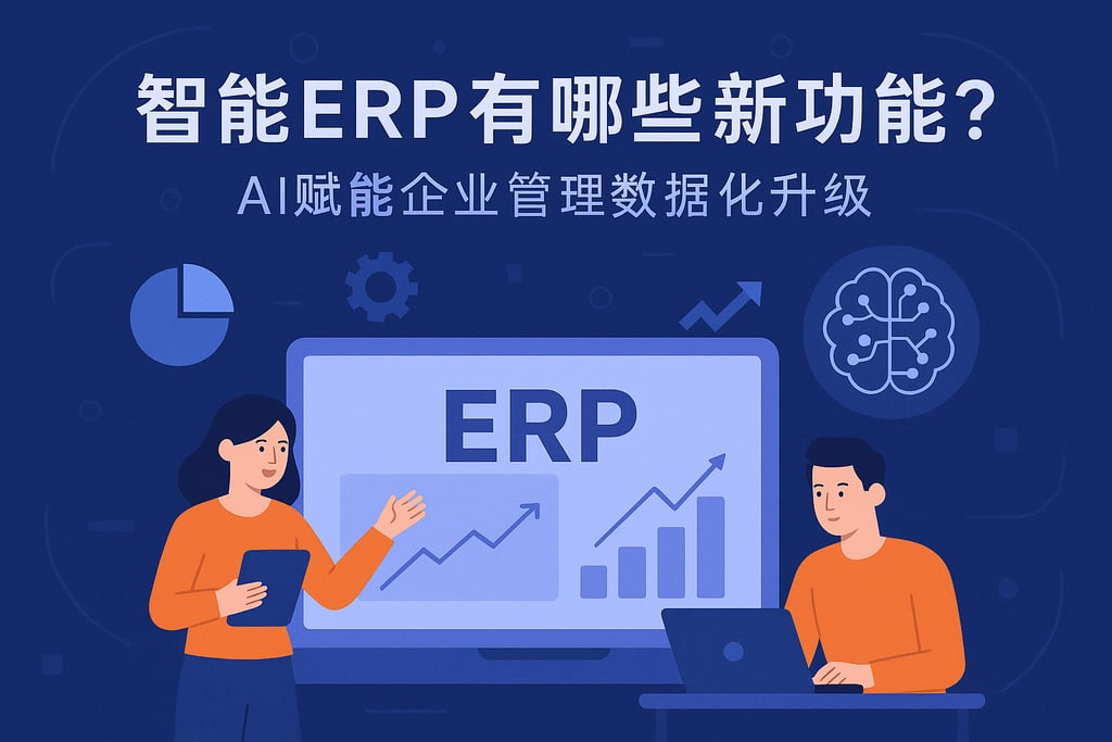 智能ERP有哪些新功能？AI赋能企业管理数据化升级