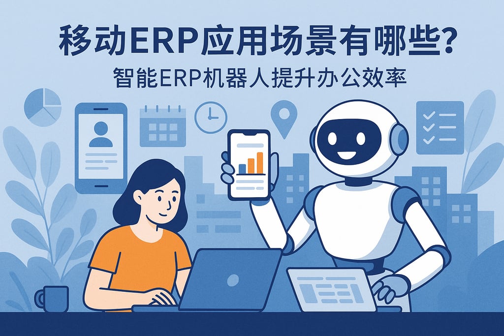 移动ERP应用场景有哪些？智能ERP机器人提升办公效率