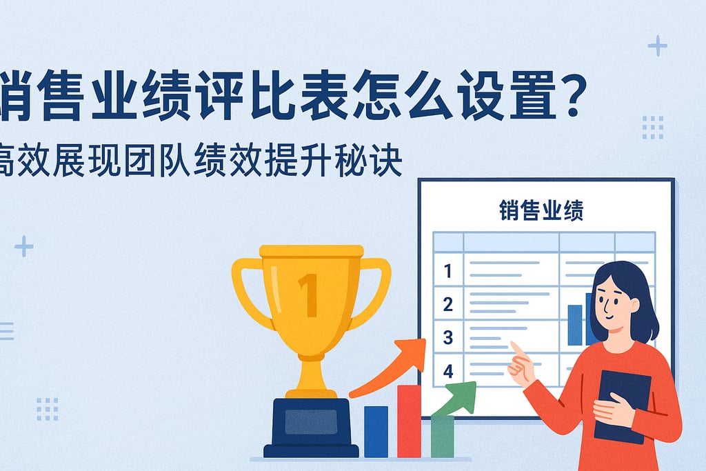 销售业绩评比表怎么设置？高效展现团队绩效提升秘诀 - FineReport报表知识库