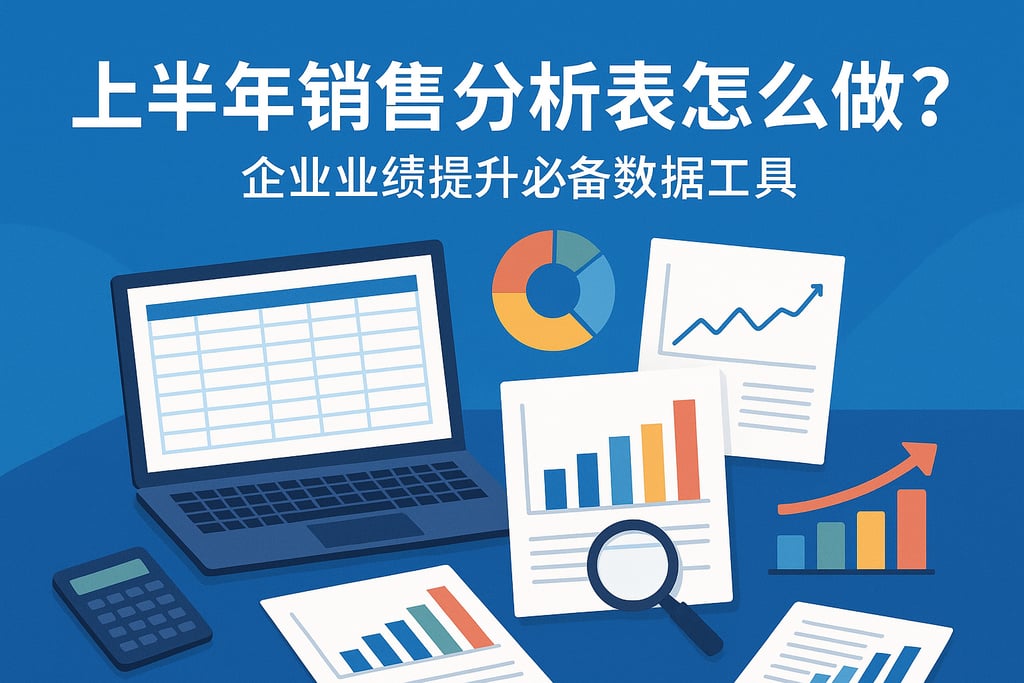 上半年销售分析表怎么做？企业业绩提升必备数据工具