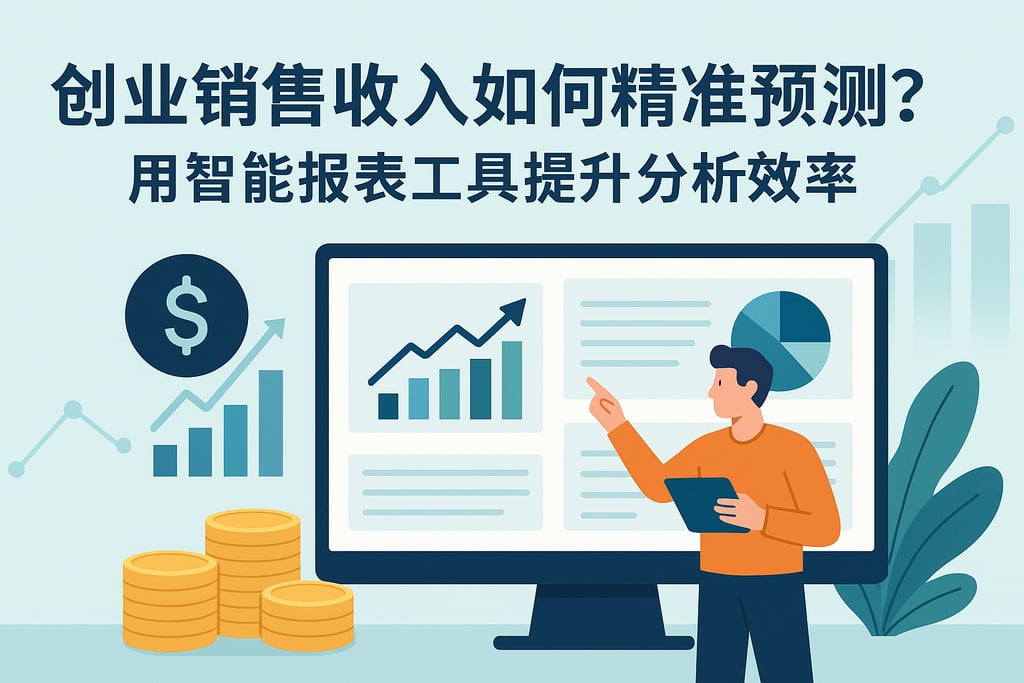 创业销售收入如何精准预测？用智能报表工具提升分析效率