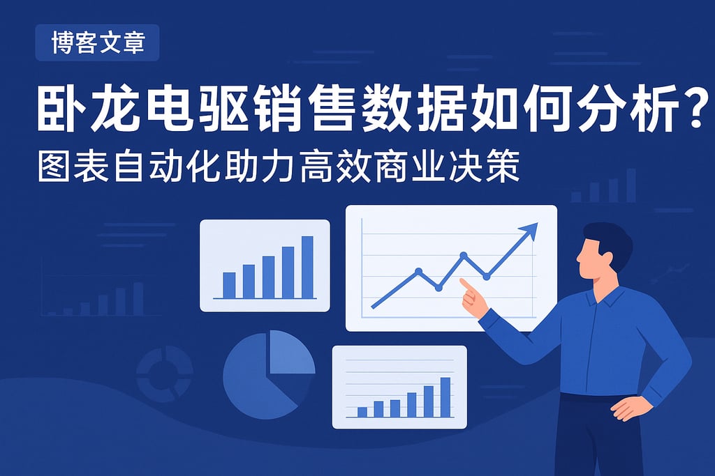卧龙电驱销售数据如何分析？图表自动化助力高效商业决策