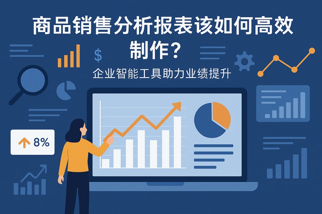 商品销售分析报表该如何高效制作？企业智能工具助力业绩提升