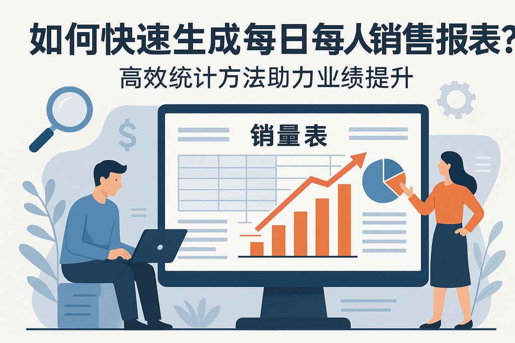 如何快速生成每日每人销售报表？高效统计方法助力业绩提升