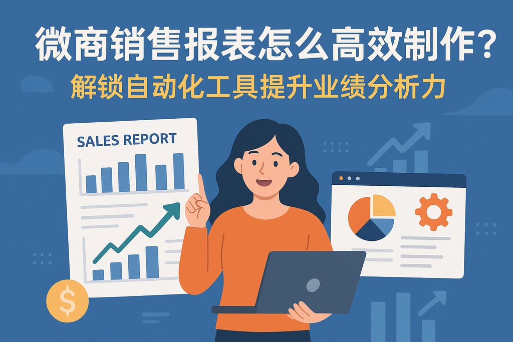 微商销售报表怎么高效制作？解锁自动化工具提升业绩分析力