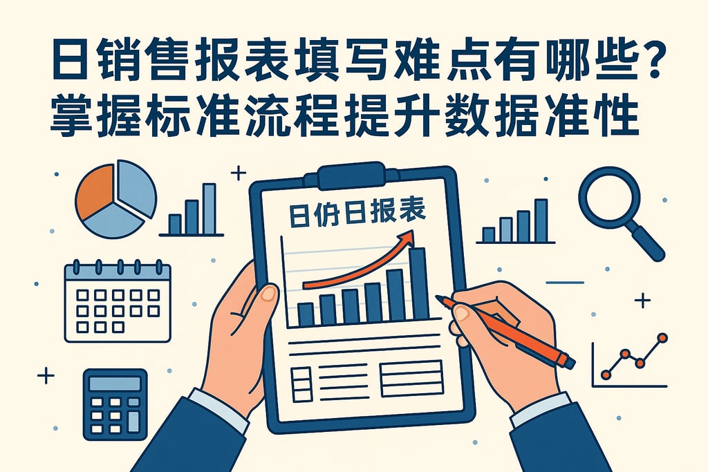 日销售报表填写难点有哪些？掌握标准流程提升数据准确性