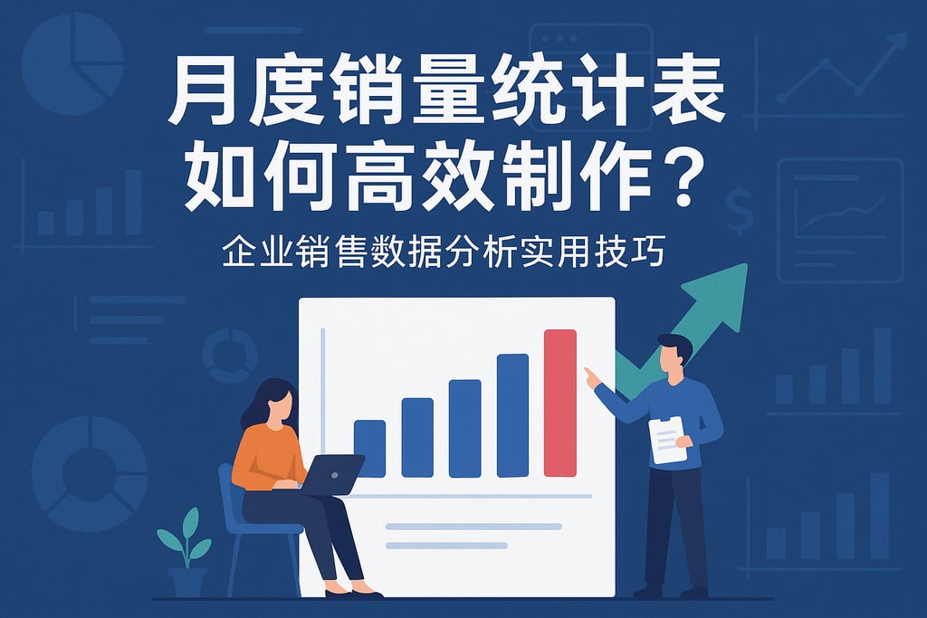 月度销量统计表如何高效制作？企业销售数据分析实用技巧