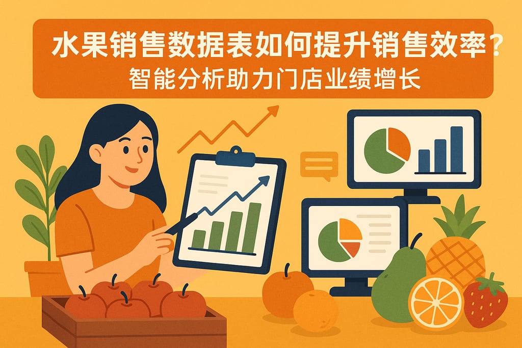 水果销售数据表如何提升销售效率？智能分析助力门店业绩增长