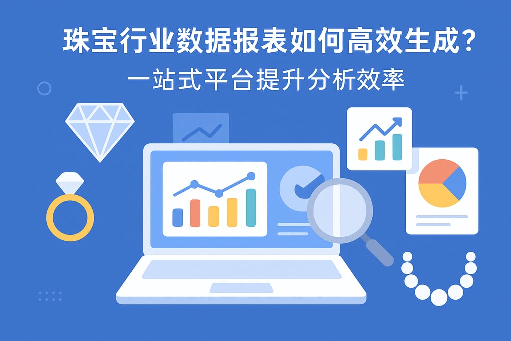 珠宝行业数据报表如何高效生成？一站式平台提升分析效率