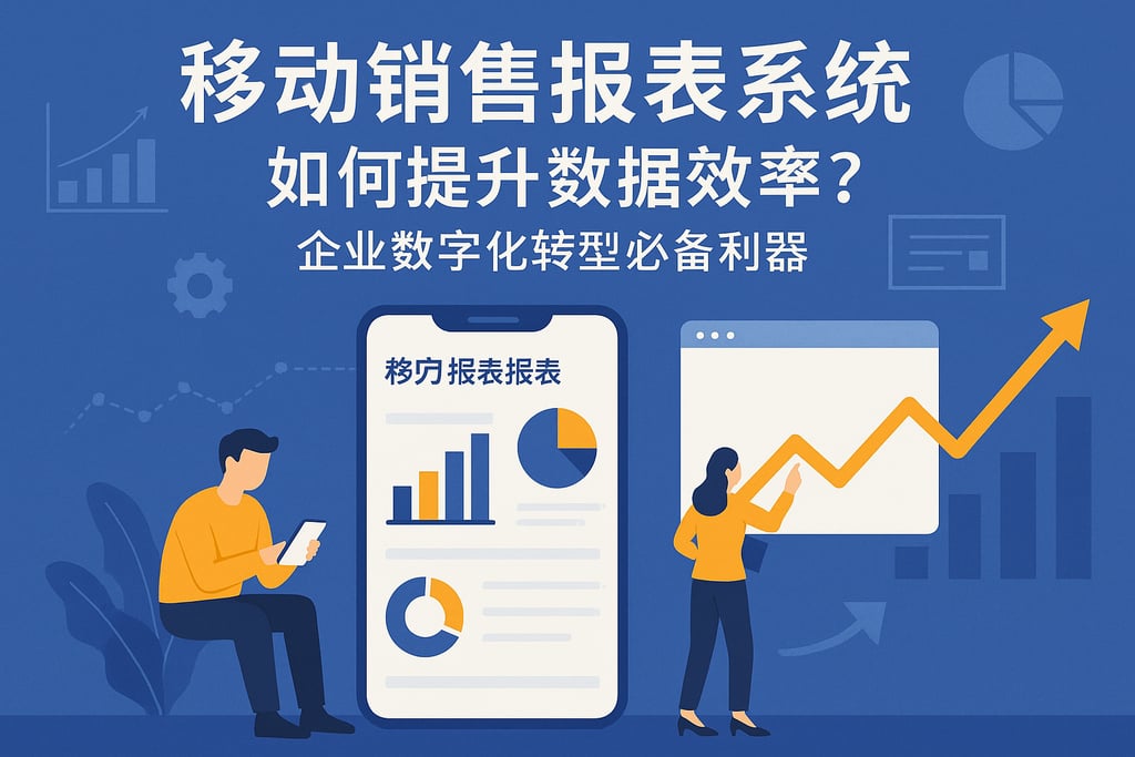 移动销售报表系统如何提升数据效率？企业数字化转型必备利器