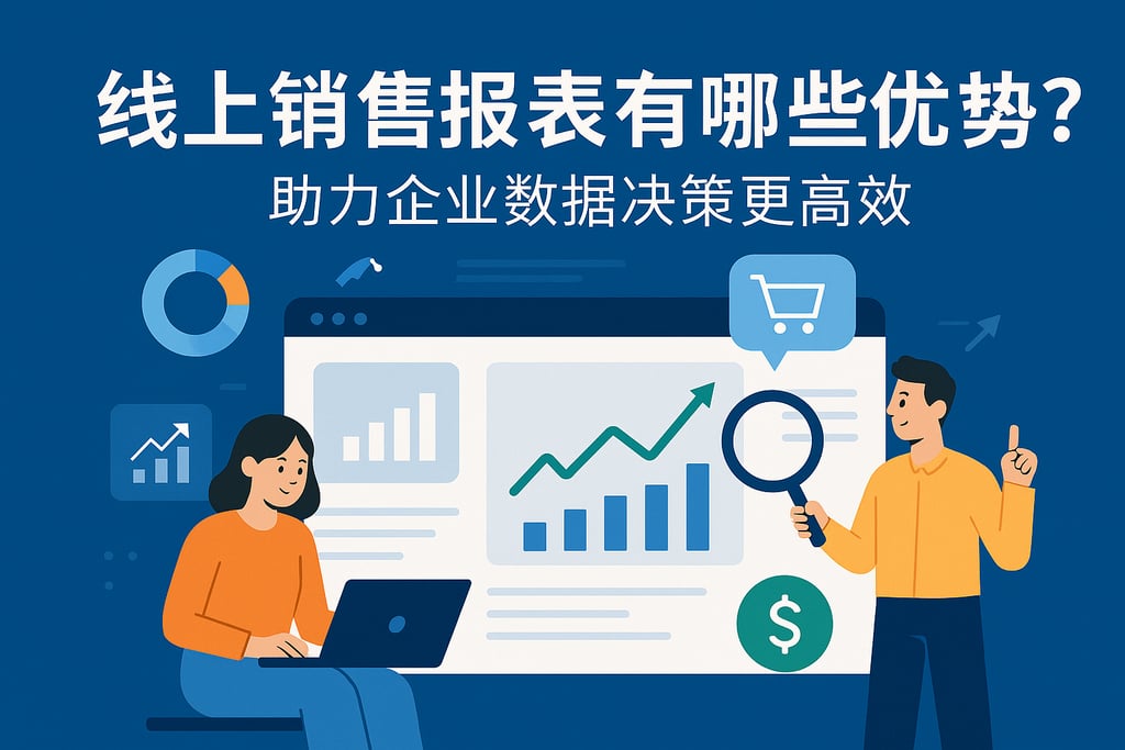 线上销售报表有哪些优势？助力企业数据决策更高效
