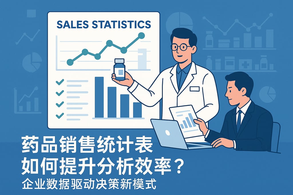 药品销售统计表如何提升分析效率？企业数据驱动决策新模式