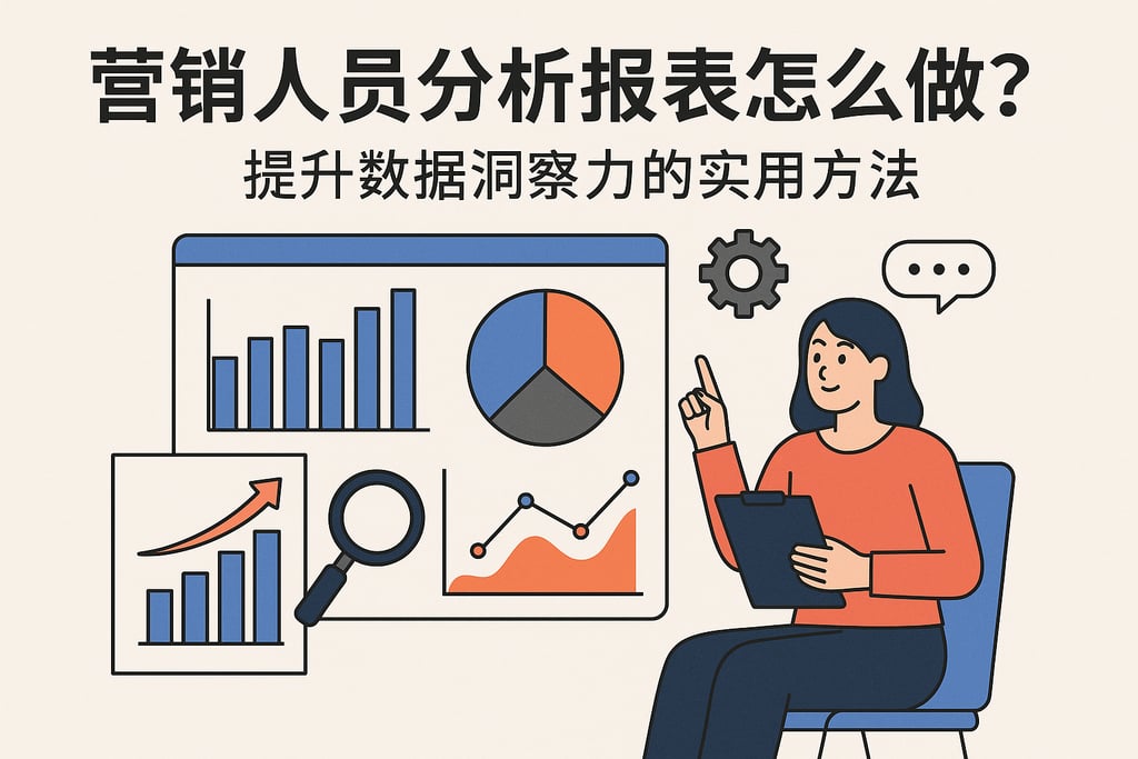 营销人员分析报表怎么做？提升数据洞察力的实用方法