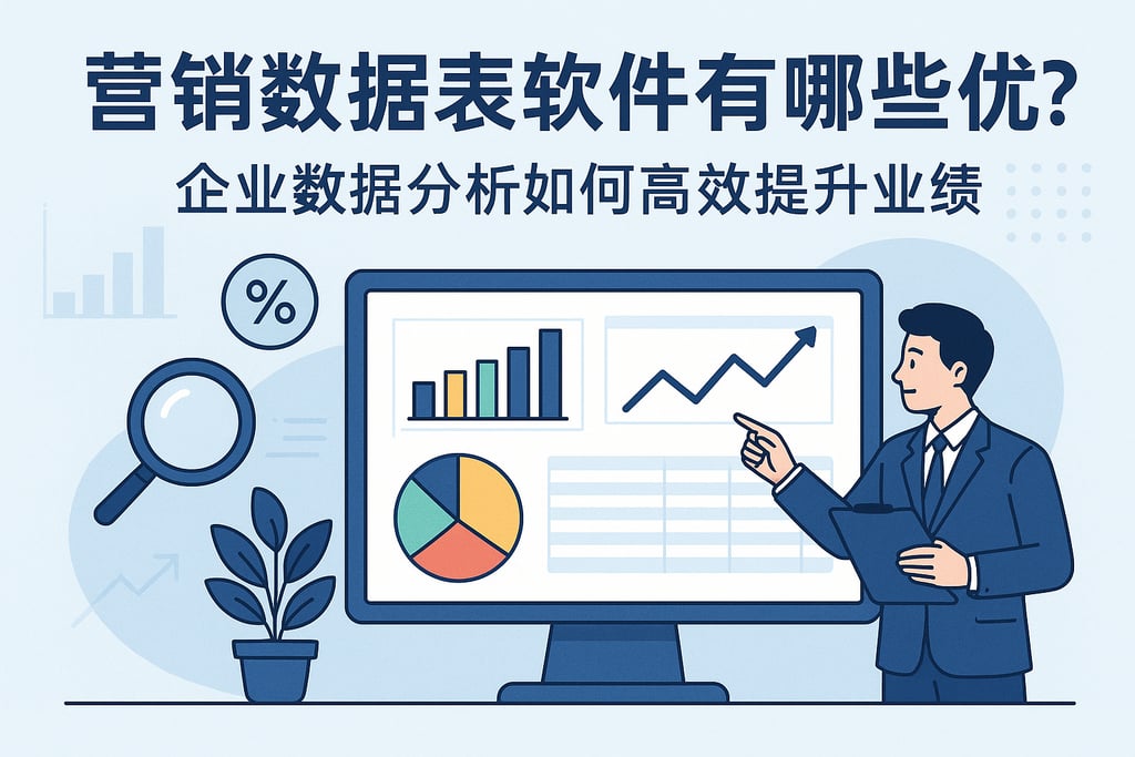 营销数据表软件有哪些优势？企业数据分析如何高效提升业绩
