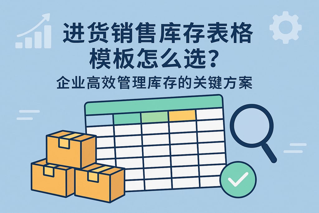 进货销售库存表格模板怎么选？企业高效管理库存的关键方案