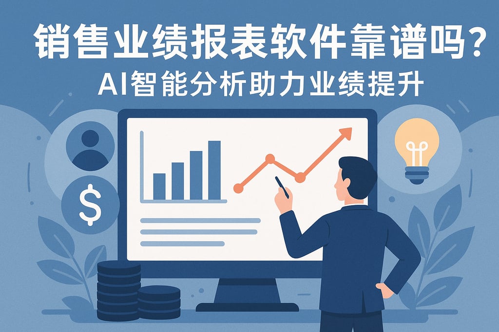 销售业绩报表软件靠谱吗？AI智能分析助力业绩提升