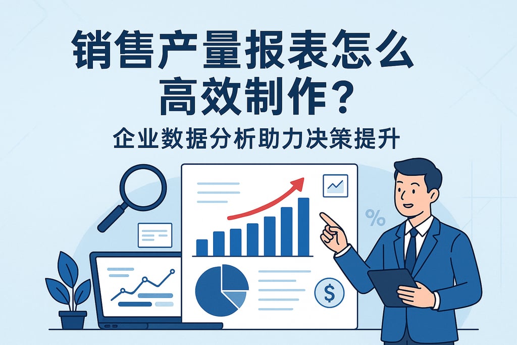 销售产量报表怎么高效制作？企业数据分析助力决策提升