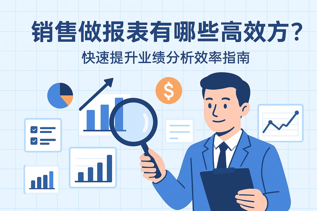 销售做报表有哪些高效方法？快速提升业绩分析效率指南